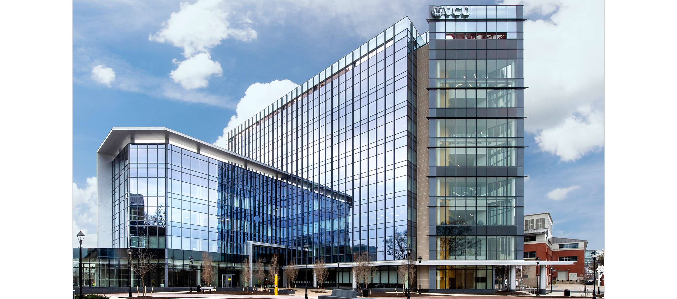 Facade of School of Allied Health Professionals Building